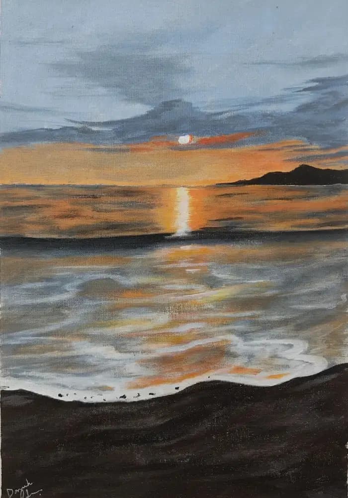 The Glowing Beach