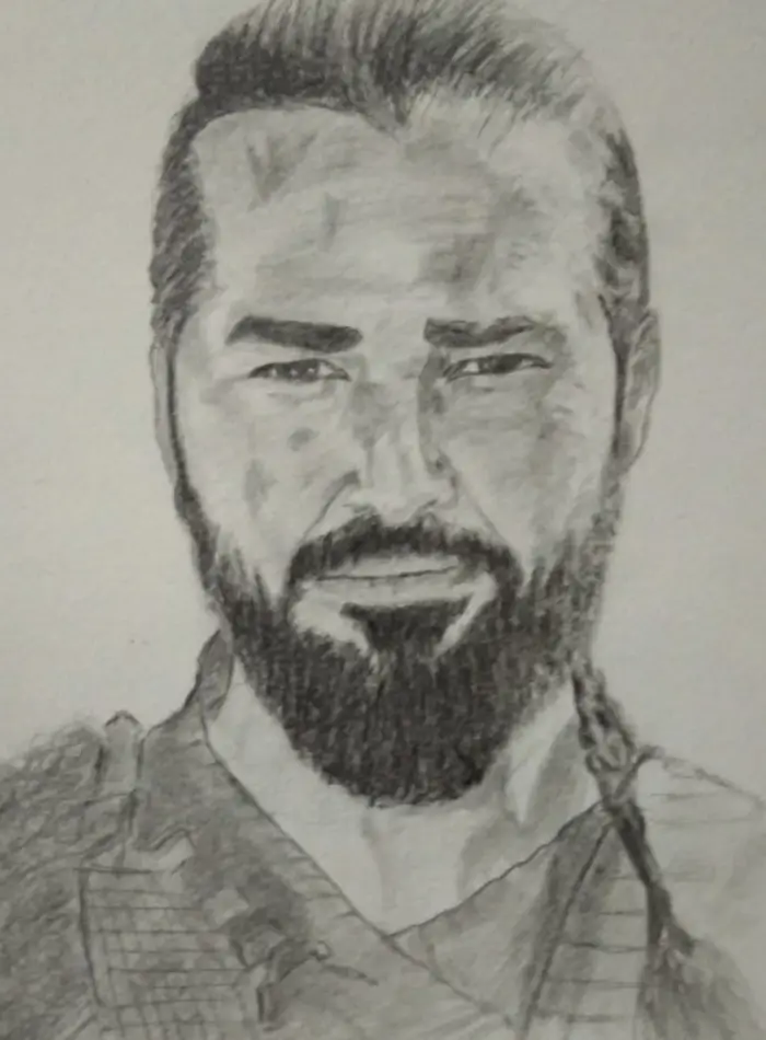 Ertugrul Portrait Sketch
